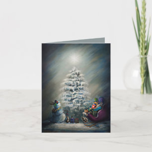 Tarjeta Magia de Navidad a Medianoche