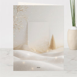Tarjeta Magia de Navidad Clásica; Saludo Navideño