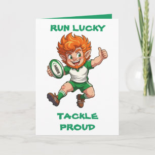 Tarjeta Magia del Día del Partido en Lucky Run Fin de sema