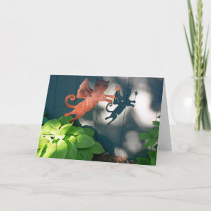 Tarjeta magia del jardín