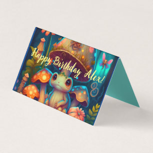 Tarjeta Magia lindo hongo