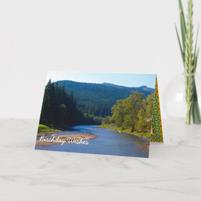 Tarjeta Magia moldava, río en las montañas (Anverso)