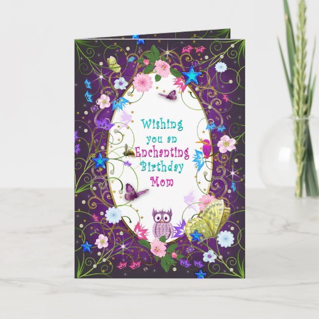 Tarjeta Magia y encantadora madre natal (Anverso)