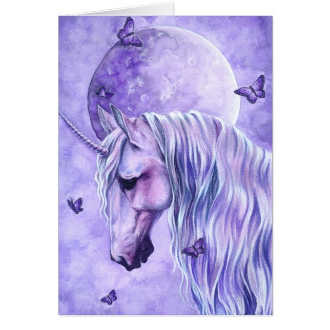 Tarjeta mágica iluminada por la luna (Frente)