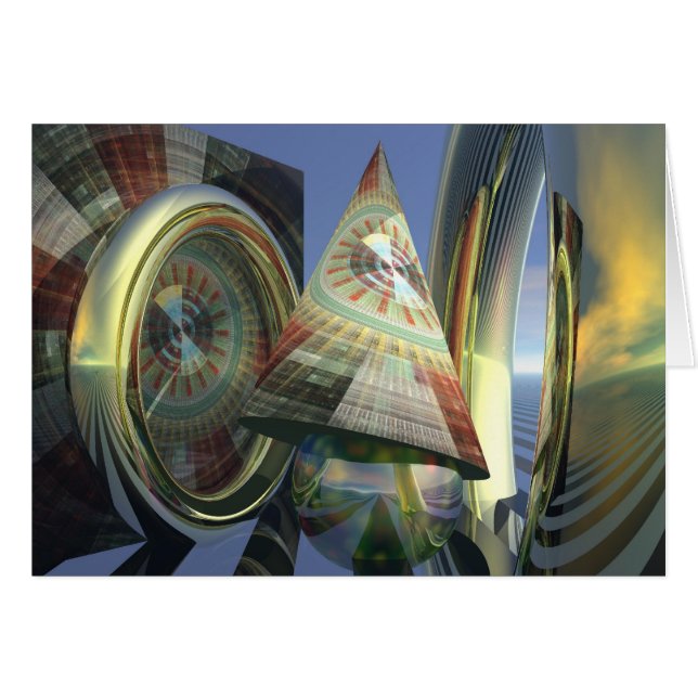 Tarjeta mágica surrealista (Anverso (Horizontal))