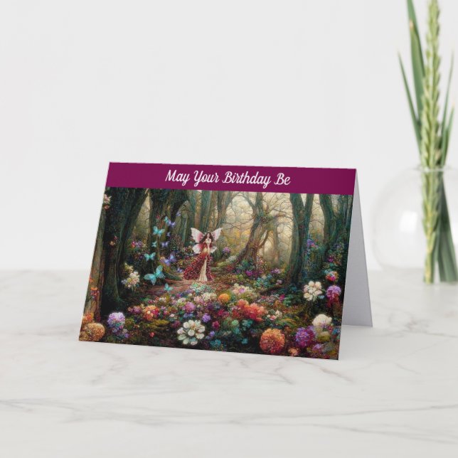 Tarjeta Magical Birthday Greeting Card (Anverso)
