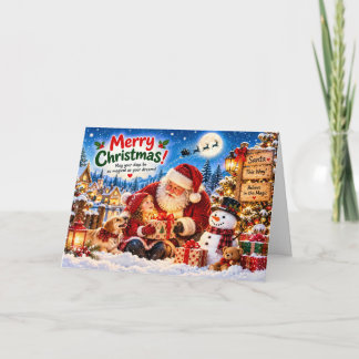 Tarjeta Magical Christmas Card for Kids