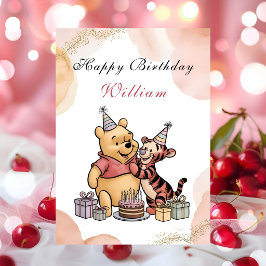 Tarjeta Magical Pooh & Friends Birthday