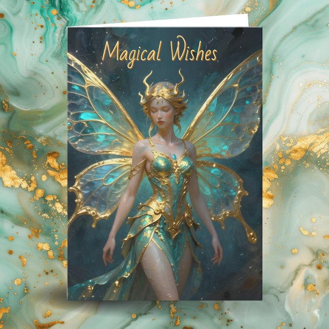 Tarjeta Magical Wishes for an Enchanted Birthday (Subido por el creador)