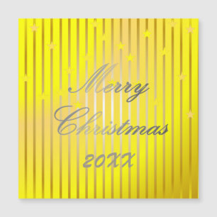 Tarjeta magnética brillante de Be Merry and Shine