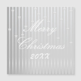Tarjeta magnética brillante de Be Merry and Shine