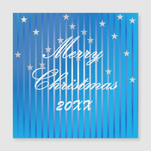 Tarjeta magnética brillante de Be Merry and Shine