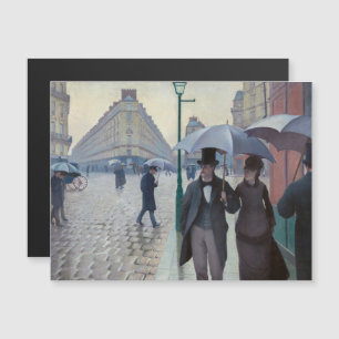 Tarjeta Magnética - Calle de París Día Lluvioso de