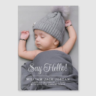 Tarjeta magnética clásica mínima para el anuncio d