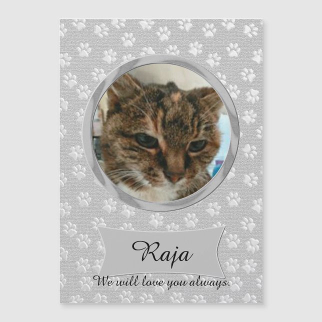 Tarjeta magnética conmemorativa Raja (Anverso)