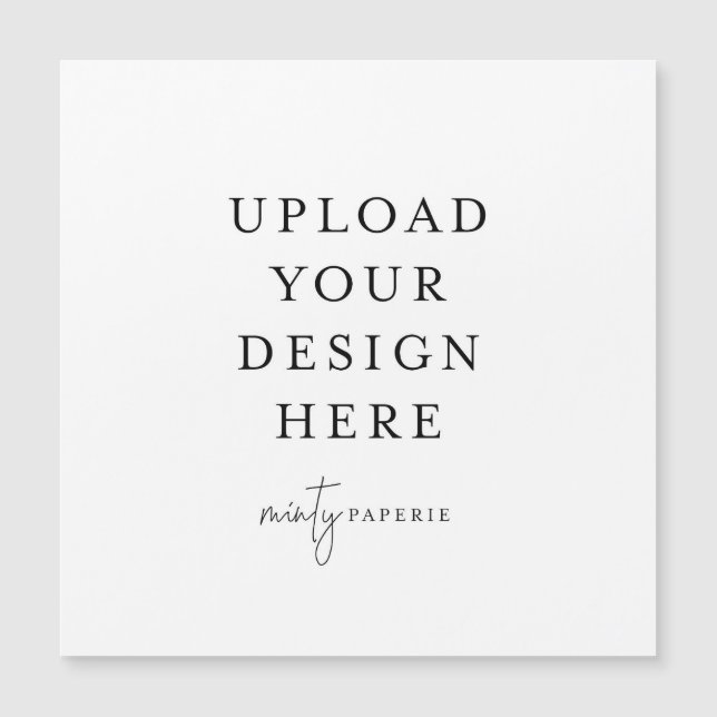 Tarjeta magnética cuadrada de 5,25" (Anverso)