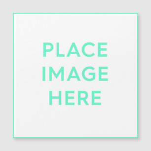 Tarjeta magnética cuadrada de 5,25" x 5,25"