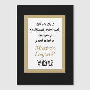 Tarjeta magnética CUTE Master's Magnetic Card