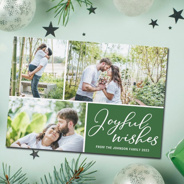 Tarjeta magnética de 3 Navidades fotográficos con  (Subido por el creador)