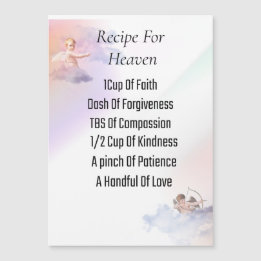 Tarjeta magnética de 5" x 7"