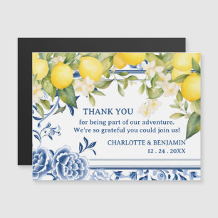 Tarjeta Magnética de Agradecimiento de Boda de Lim