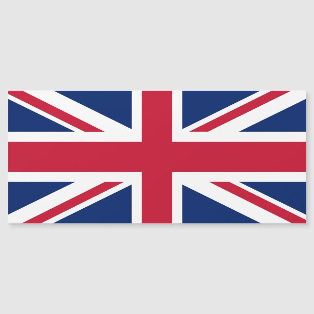 Tarjeta magnética de bandera británica (Anverso)