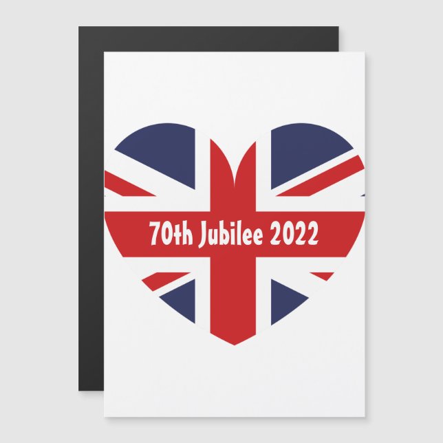 Tarjeta magnética de bandera británica de 70 de ju (Anverso/Reverso)