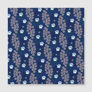 Tarjeta magnética de bandera de los Estados Unidos