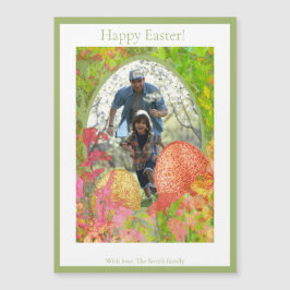 Tarjeta Magnética de Caza de Huevos de Pascua