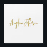 Tarjeta Magnética de Color Dorado Profesional de C<br><div class="desc">Este producto fue muy bueno y me encanta lo fácil que es personalizar el diseño. El diseño era muy simple,  así que estoy muy satisfecho cuando lo creo.</div>