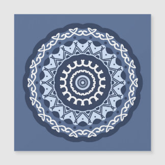Tarjeta magnética de diseño de Mandala compleja
