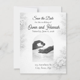 Tarjeta Magnética de Elegante Foto para Anunciar l