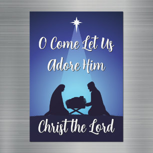 Tarjeta magnética de escena de Natividad de Navida