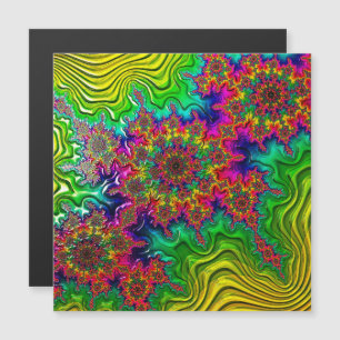 Tarjeta magnética de explosión de color Mandelbrot