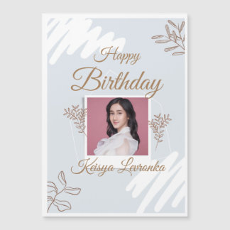 Tarjeta magnética de feliz cumpleaños