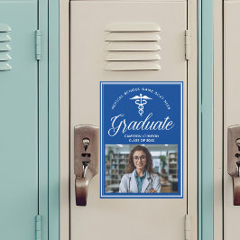 Tarjeta magnética de foto graduada de la Escuela d