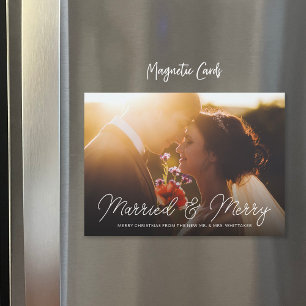 Tarjeta magnética de fotos de casados y moras supe