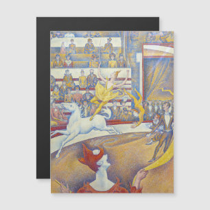 Tarjeta magnética de Georges Seurat - El Circo