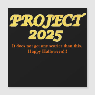 Tarjeta Magnética de Halloween Project 2025