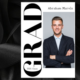 Tarjeta Magnética de Invitación de Graduación Eleg