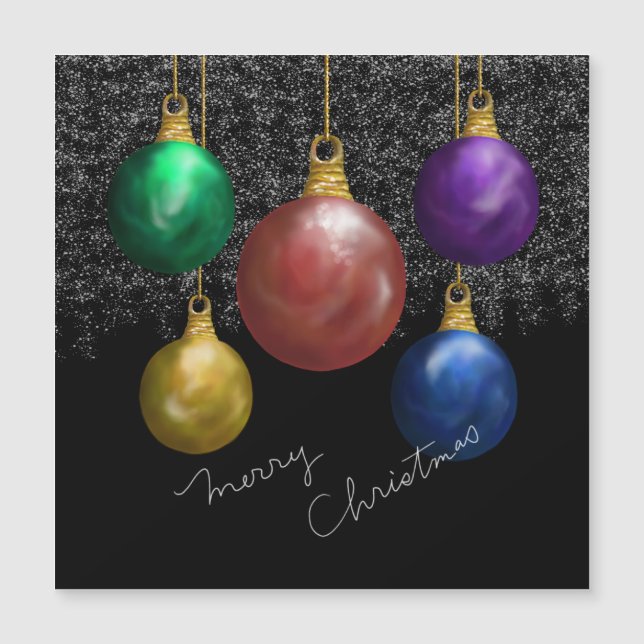 Tarjeta magnética de la alegría brillante (Anverso)