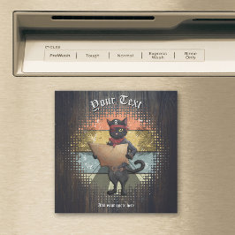 Tarjeta magnética de la búsqueda del atardecer de 