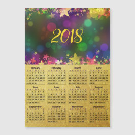 Tarjeta magnética de la foto del calendario del