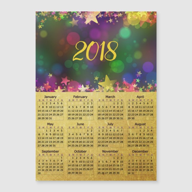 Tarjeta magnética de la foto del calendario del (Anverso)