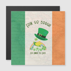 Tarjeta magnética de la luz de la suerte del zapat