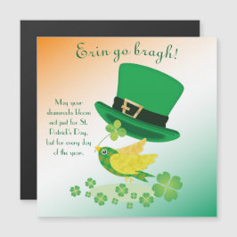 Tarjeta magnética de la luz de la suerte del zapat