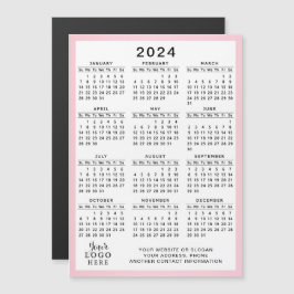 Tarjeta magnética de la nevera del calendario del