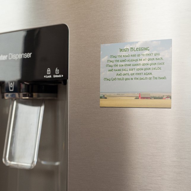 Tarjeta magnética de los campos de trigo dorado de (In Situ)