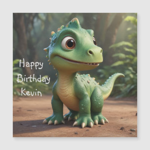 Tarjeta magnética de los dinosaurios