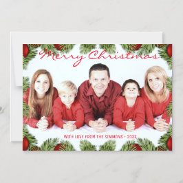 Tarjeta magnética de los Navidades de baloncesto y